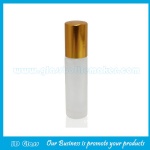 8ml Frost Perfume Roll On Bottle With Gold Cap and Roller