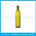 750ml Antique Green MARASCA Olive Oil Glass Bottle