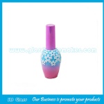 17ml New Design Glass Nail Polish Bottle With Cap and Brush