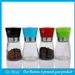 150ml Clear Glass Pepper Bottle With Lid