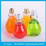 400ml New Design Bulb Glass Juice Bottles