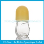 50ml Clear Perfume Roll On Bottle With Cap and Roller