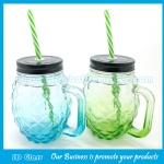 16oz Clear New Item Glass Mason Jar With Handle