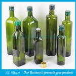 MARASCA and Dorica Dark Green Olive Oil Glass Bottles
