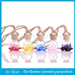 6ml Car Perfume Glass Bottles With Wood Cork and Wire