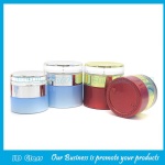 20g,30g,50g Colored Glass Cosmetic Jars With Double Wall Lids