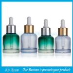 New Item 20ml,30ml Color Painting Glass Essence Bottles With Droppers