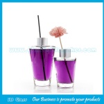 100ml,200ml Clear Aroma Glass Diffuser Bottle With Silver Cap