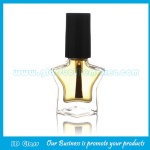 8ml Clear Star Glass Nail Polish Bottle With Cap and Brush