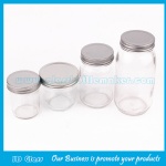 100ml-1000ml Clear Glass Mason Jars With Lids