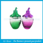 50ml Strawberry Colored Perfume Sprayer Glass Bottle With Cap