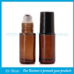 5ml Amber Perfume Roll On Bottle With Cap and Roller