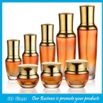 New Item Lancome Colored 20ml,30ml,50ml,100ml,120ml,20g,30g,50g Glass Cosmeic Bottles Set
