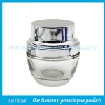 20g Clear Lancome Glass Cosmetic Jar With Lid