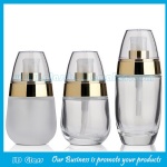 30ml,50ml Clear Glass Baby Cream Bottle With Pump