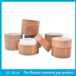 5g,15g,30g,50g,100g Bamboo Cosmetic Jars and Inner PP Jar With Bamboo Lids