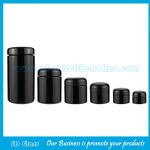 15g,30g,60g,120g,250g,500g Dark Violet Glass Cosmetic Jars With Screw Lids