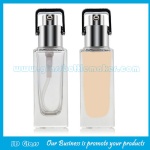 New Item 30ml Square Frost Glass Bottles For Liquid Foundation