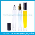 10ml Clear Round Perfume Glass Bottles and Roller Sprayers And Caps