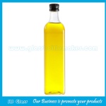 1000ml Clear Square Olive Oil Glass Bottle